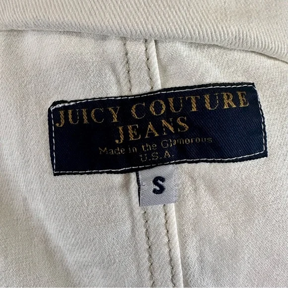 Juicy Couture White Jean Jacket - Picture 7 of 9